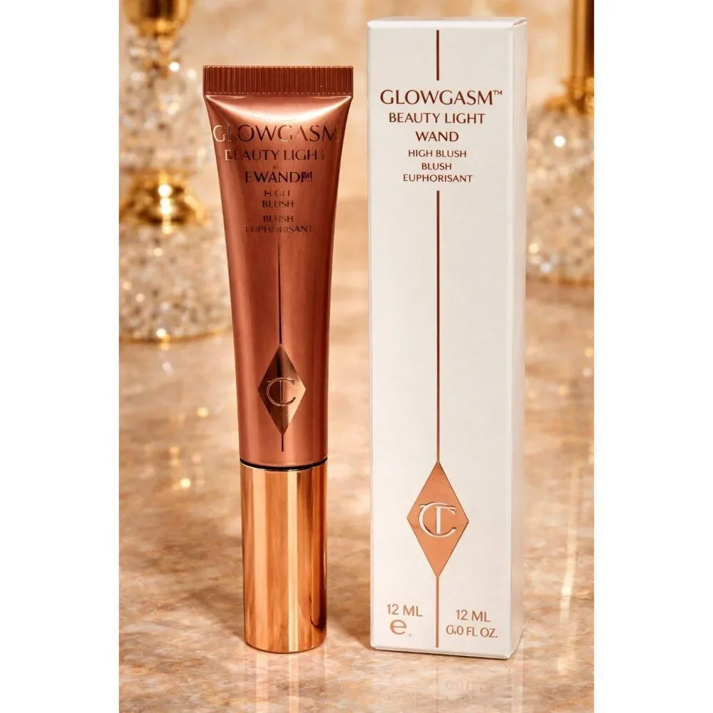 Charlotte Tilbury Glowgasm Pinkgasm Beauty Light Wand High Blush Euphorisant